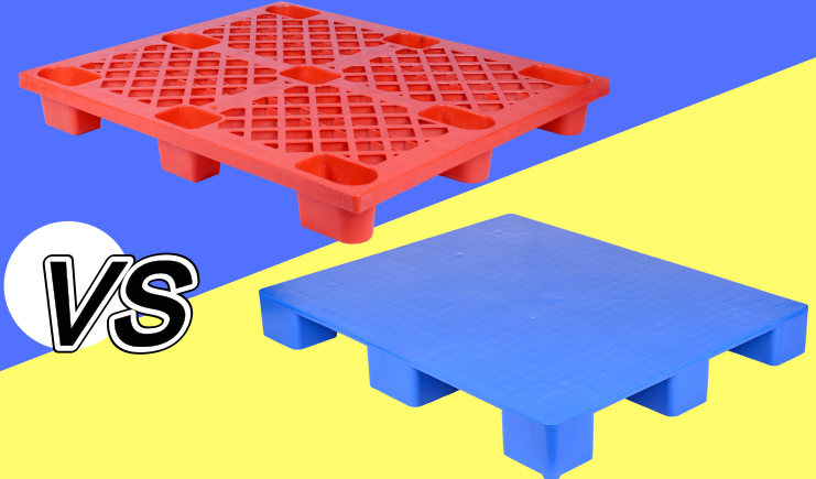 九腳塑料托盤(pán)批發(fā)？選網(wǎng)格還是選平板是個(gè)問(wèn)題