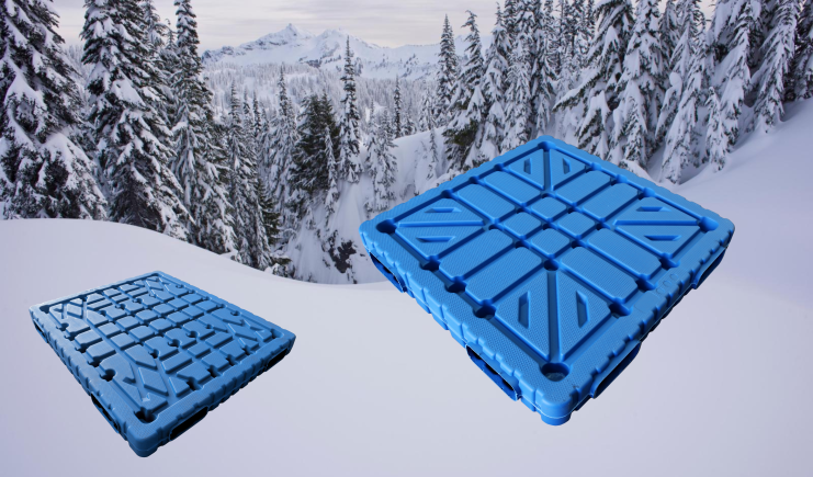 寒冷地區(qū)冬季使用中空吹塑托盤，它能受得住嗎？