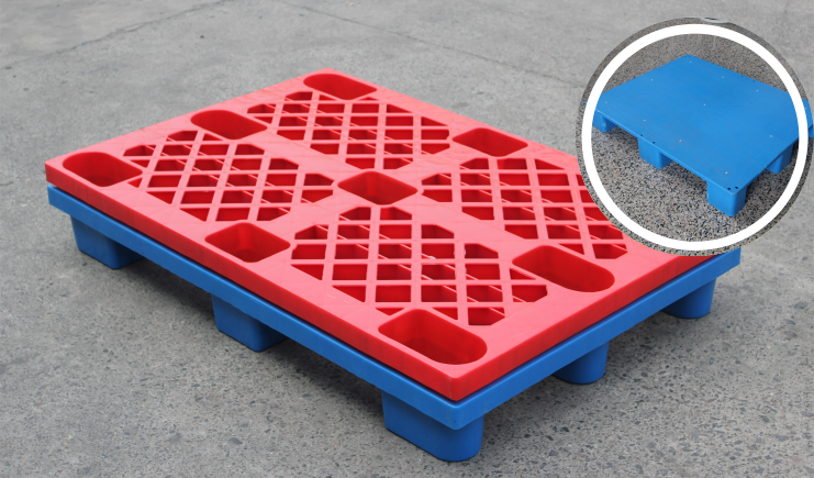 九腳塑料托盤能不能倉庫使用？可以上貨架嗎？