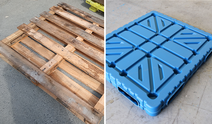 吹塑托盤與木托盤的不同，這些優(yōu)勢你知道嗎？
