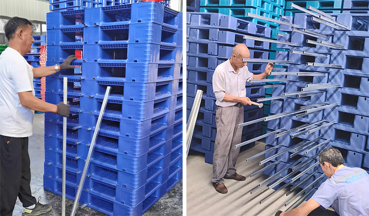 塑料托盤加鋼管和不加鋼管有啥區(qū)別？